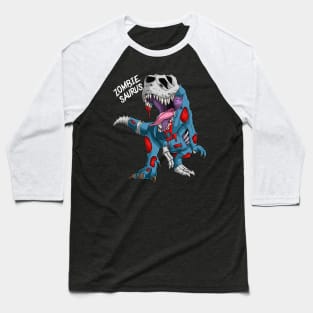 Zombiesaurus: The Jurassic Undead Baseball T-Shirt